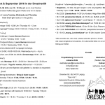 Programm August und September