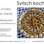 Vorankündigung- Syrisch kochen 14.10