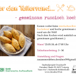 Über den Tellerrand - gemeinsam russisch kochen am 25.05. ab 17:00