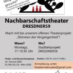 Nur noch 6 Tage, dann startet unser neues Theaterprojekt! Melde Dich an!